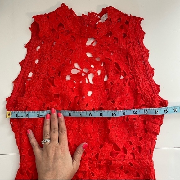 ASTR the Label Lace Red Romper Size Small - Picture 11 of 13